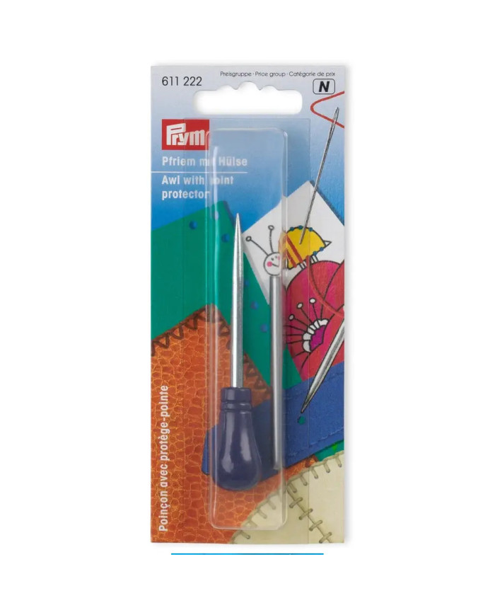 PUNTERUOLO PRYM CON SALVAPUNTA 4 MM