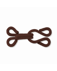 GANCI ED OCCHIELLI RIVESTIMENTO MARRONE (BL 3 PZ)