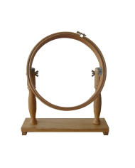 TELAIO PER RICAMO TONDO CON BASE CM 30