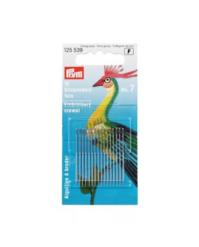 AGHI PRYM RICAMO N. 7 (CARTINA 16 PEZZI)