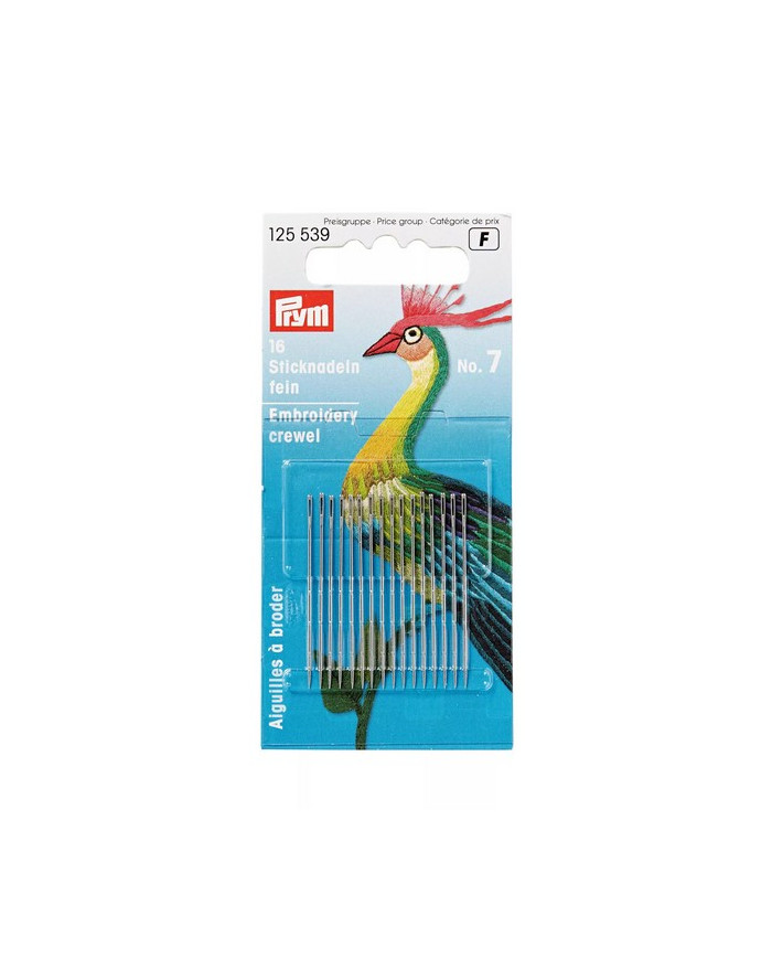AGHI PRYM RICAMO N. 7 (CARTINA 16 PEZZI)