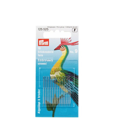 AGHI PRYM RICAMO N. 9 (CARTINA 16 PEZZI)
