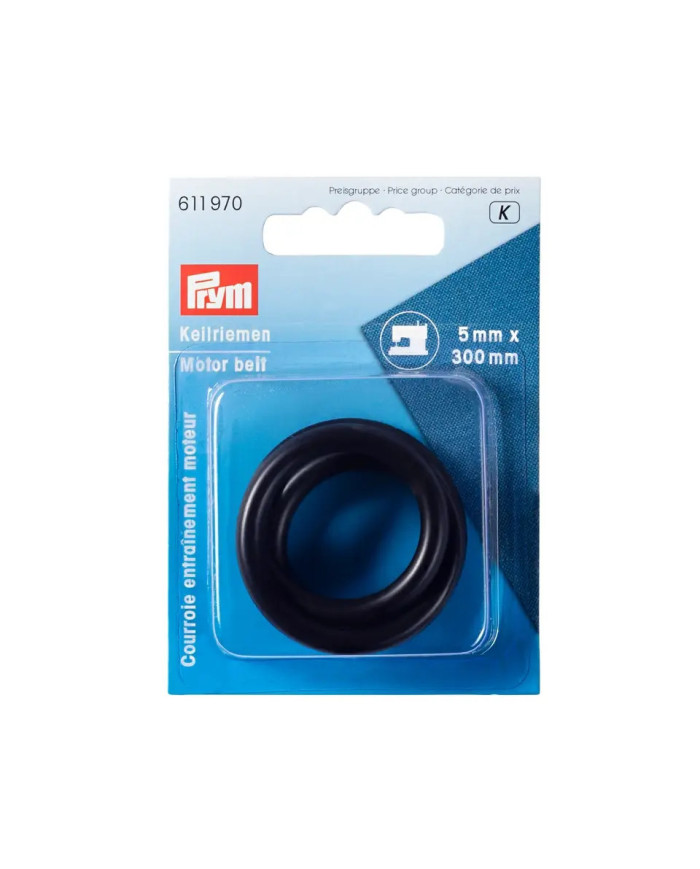 CINGHIA PER MACCHINA DA CUCIRE PRYM 5 MM X 300 MM