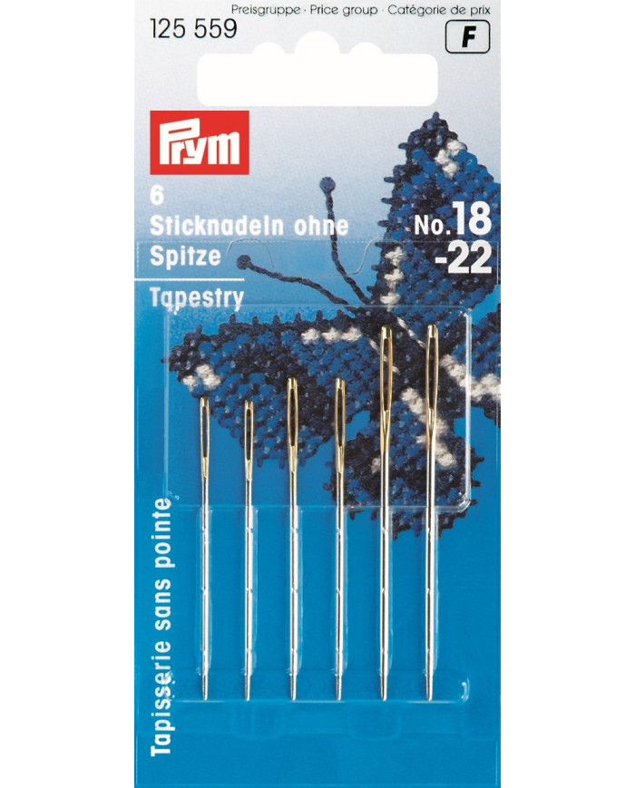 AGHI LANA PRYM SENZA PUNTA N. 18 / 22 (CT 6 AGHI)