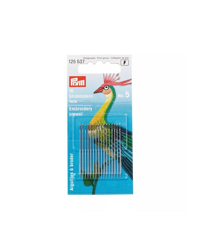 AGHI PRYM RICAMO N. 5 (CARTINA 16 PEZZI)