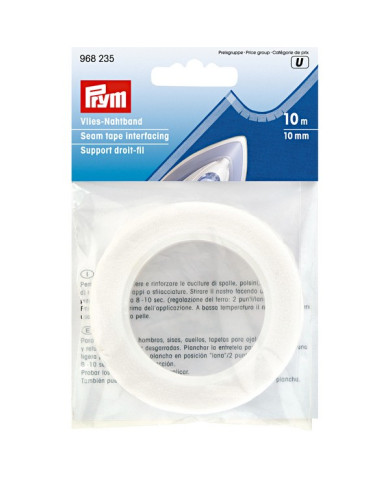 NASTRO DRITTOFILO 10 MM 10 MT BIANCO