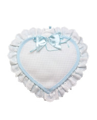 FIOCCO NASCITA BM CUORE PICCOLO CM 23 X 21 AZZURRO