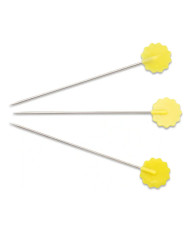 SPILLI TESTA PIATTA A FIORE PER QUILTING 50X0.60MM