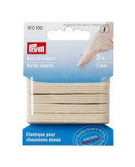 ELASTICO PER BALLERINE 7 MM BEIGE 3 MT