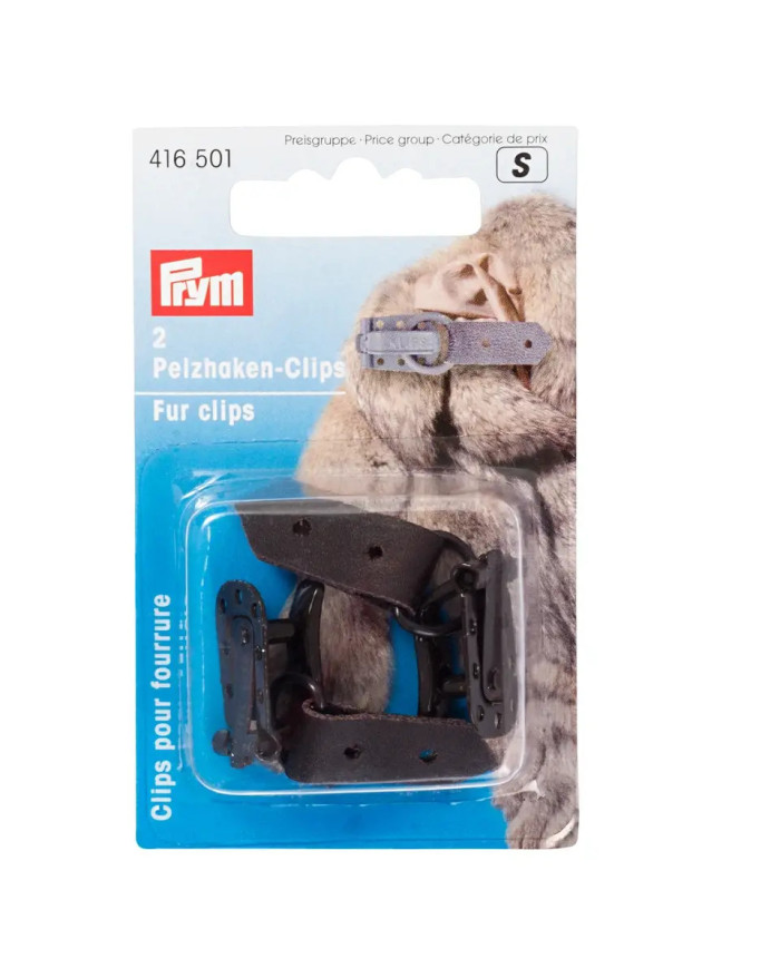 CLIPS PER PELLICCERIA MARRONE (BLISTER 2 PZ)