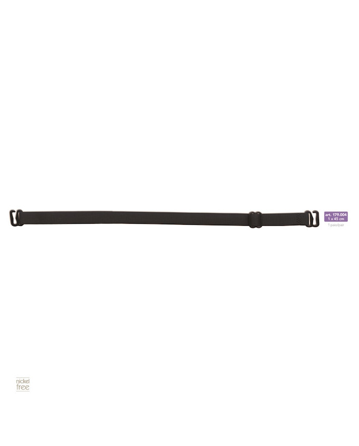 SPALLINE PER REGGISENO MARBET MM 12 NERO