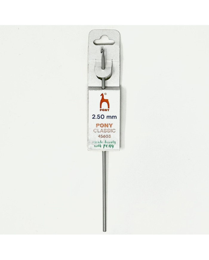 UNCINETTI LANA ALLUMINIO CM 15 MIS.  2,50 MM