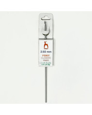 UNCINETTI LANA ALLUMINIO CM 15 MIS.  2,50 MM