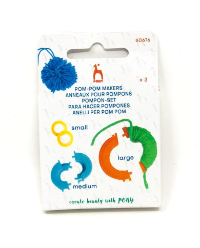 SET ANELLI PER PONPON SEPARABILI