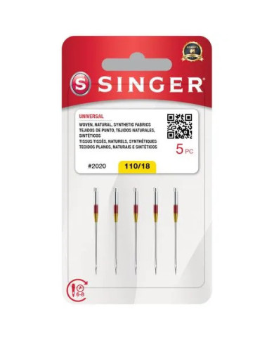AGHI MACCHINA SINGER PER TESSUTI 808 (N.110)