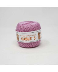 COTONE CABLE ISPE N. 5 (50 G.) UNITO 010 ROSA BR.