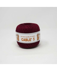 COTONE CABLE ISPE N. 5 (50 G.) UNITO 014 CILIEGIA