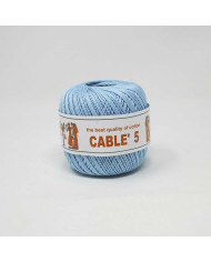 COTONE CABLE ISPE N. 5 (50 G.) UNITO 016 AZZURRO