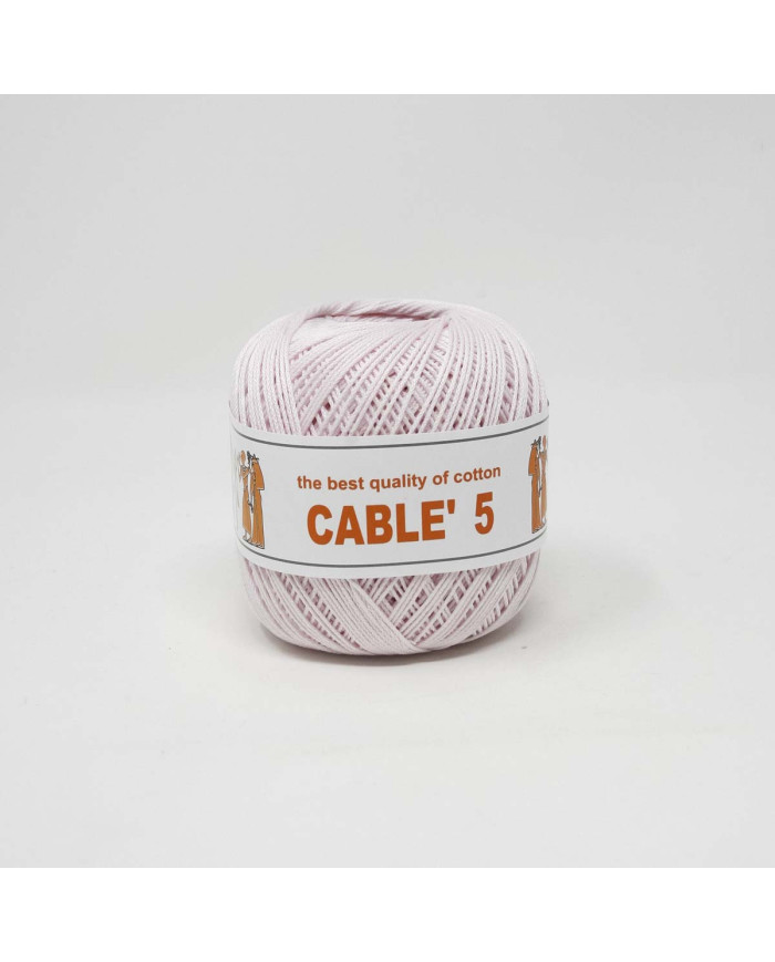 COTONE CABLE ISPE N. 5 (50 G.) UNITO 021 ROSA BAB