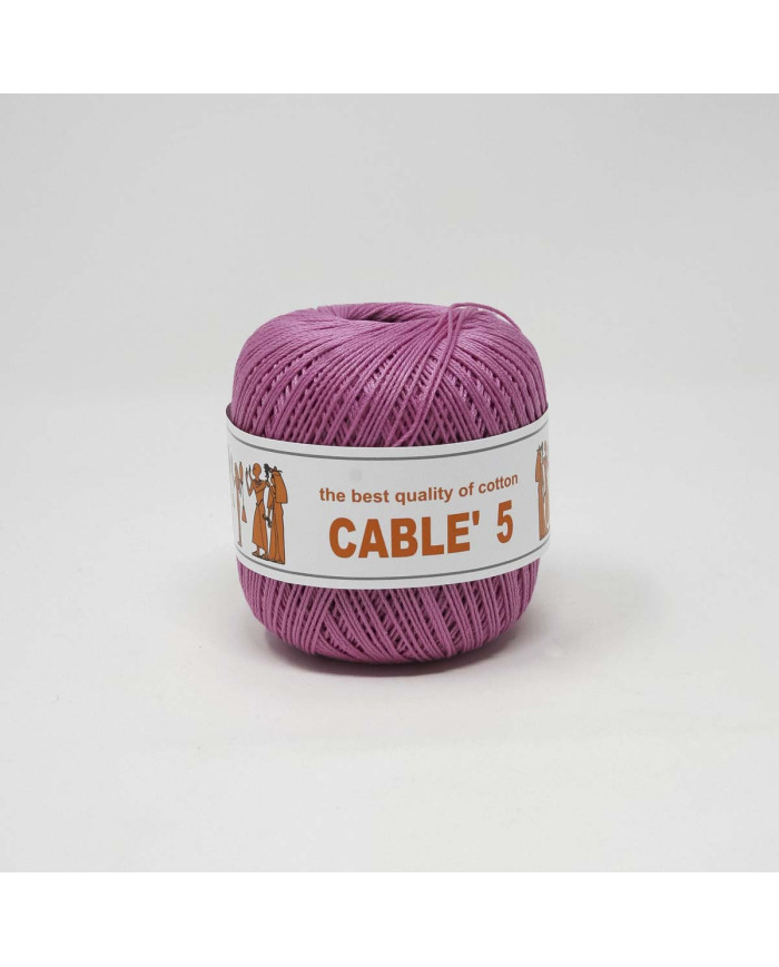 COTONE CABLE ISPE N. 5 (50 G.) UNITO 022 CICLAMIN
