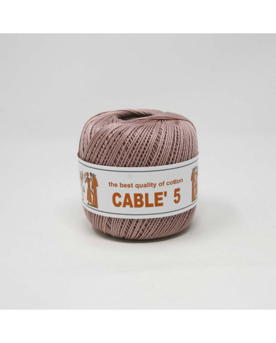 COTONE CABLE ISPE N. 5 (50 G.) UNITO 032 ROSA ANT