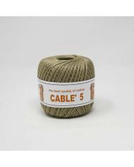 COTONE CABLE ISPE N. 5 (50 G.) UNITO 038 SABBIA