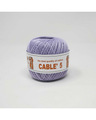COTONE CABLE ISPE N. 5 (50 G.) UNITO 043 LILLA
