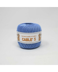 COTONE CABLE ISPE N. 5 (50 G.) UNITO 047 TURCHESE