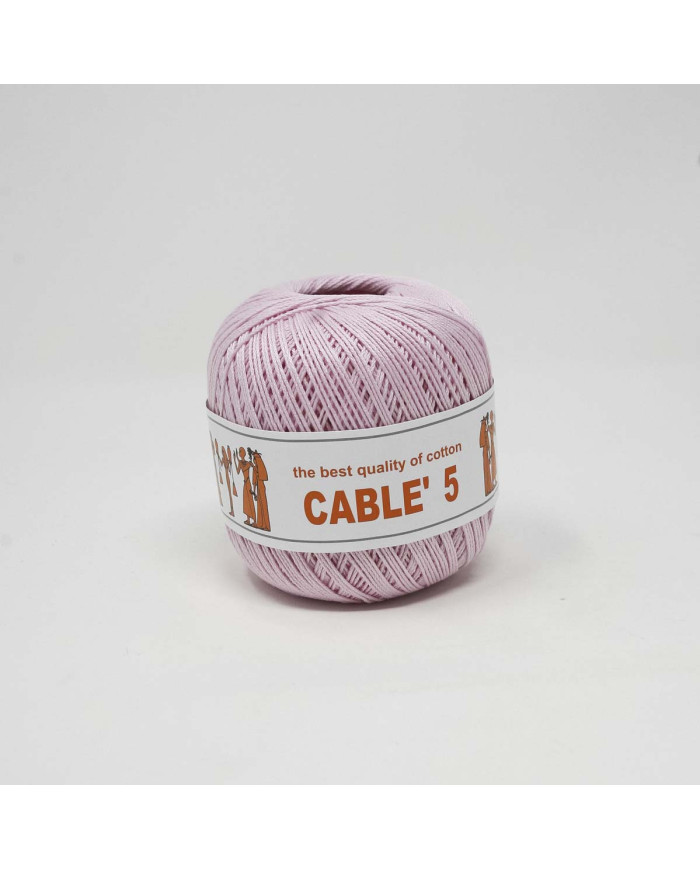 COTONE CABLE ISPE N. 5 (50 G.) UNITO 064 ROSA