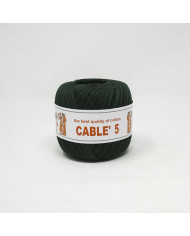 COTONE CABLE ISPE N. 5 (50 G.) UNITO 078 VERDE SM
