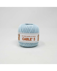 COTONE CABLE ISPE N. 5 (50 G.) UNITO 097 CELESTE