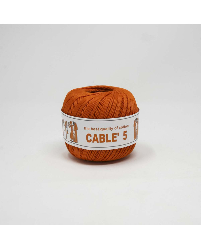 COTONE CABLE ISPE N. 5 (50 G.) UNITO 098 ARANCIO
