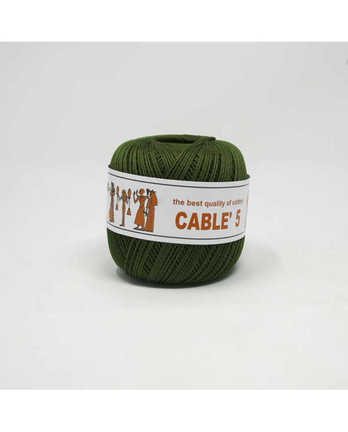 COTONE CABLE ISPE N. 5 (50 G.) UNITO 101 VERDONE