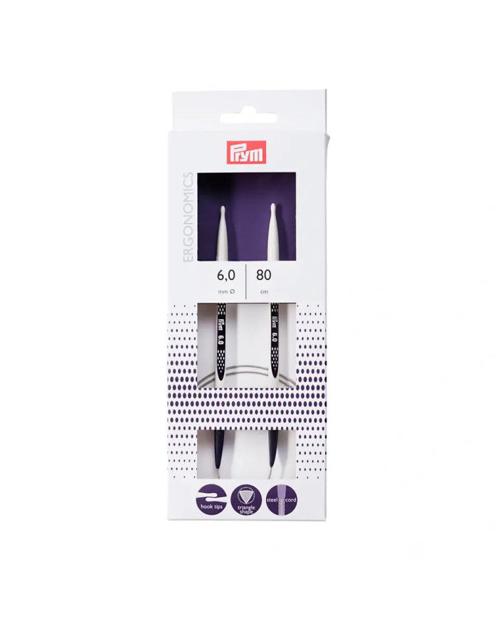 FERRI CIRCOLARI ERGONOMICI CM 80 N. 6,0