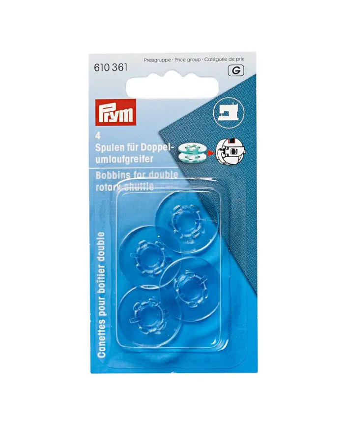 BOBINE PER SPOLETTA DOPPIA 21,9 X 9 MM