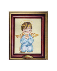 KIT MEZZOPUNTO GOBELIN CM 20 X 25 ANGIOLETTO