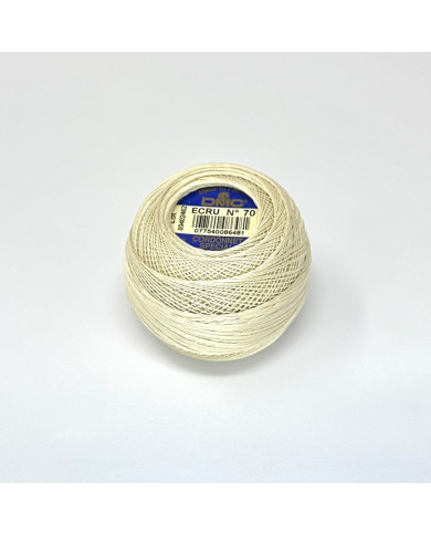 CORDONETTO DMC N. 70 - (1 GOM X 20 G.) ECRU