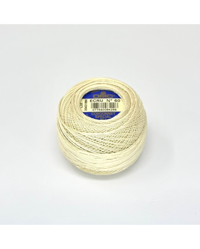 CORDONETTO DMC N. 60 - (1 GOM X 20 G.) ECRU