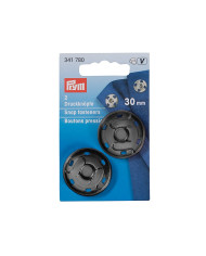 BOTTONI AUTOMATICI 30 MM BRUNITO (2 PZ)