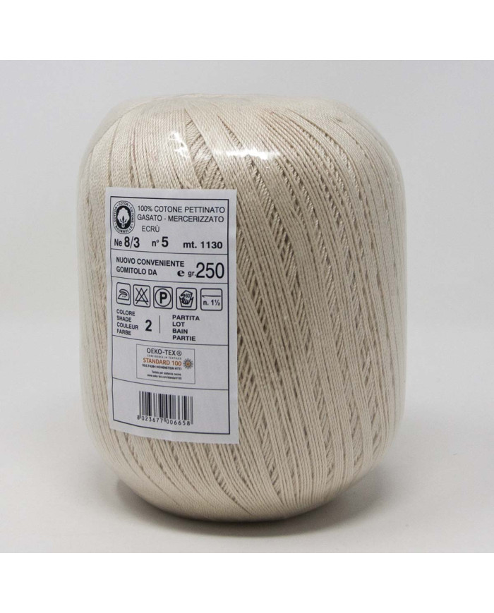 RITORTO BURANO ISPE  8/3 N. 5 (GOM 250 GR) ECRU
