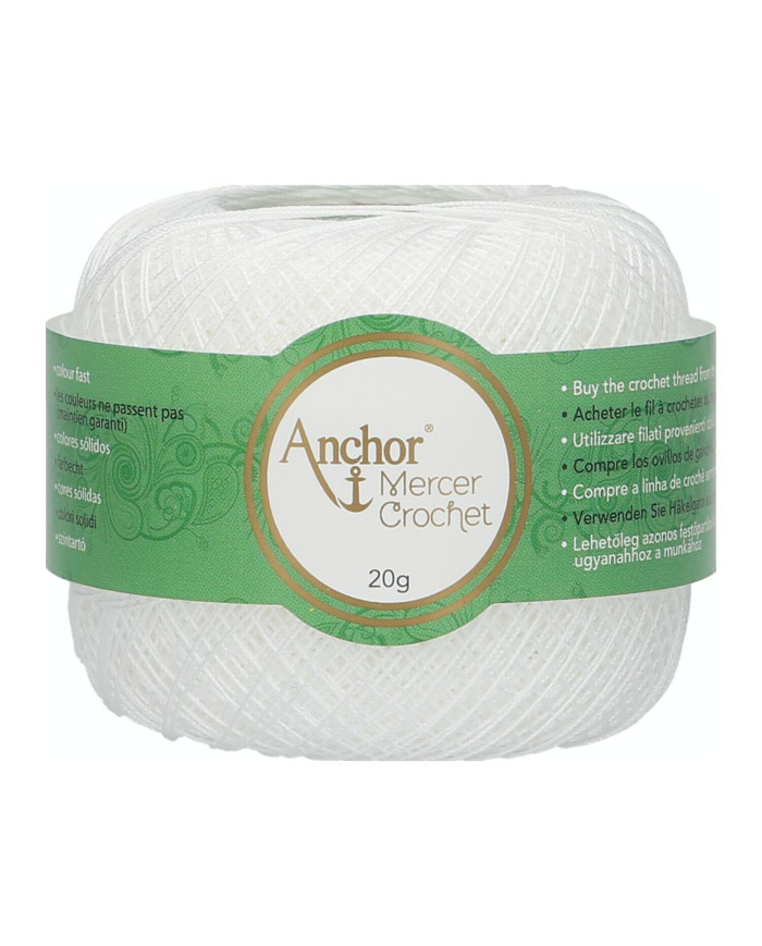 CORDONETTO ANCORA (GOM X 20 G.) N.  80 BIANCO