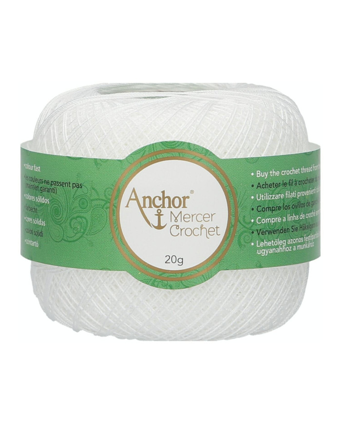 CORDONETTO ANCORA (GOM X 20 G.) N.  20 BIANCO