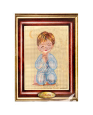 KIT MEZZOPUNTO GOBELIN CM 20 X 25 BIMBO PREGH.