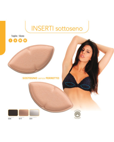 INSERTI SOTTOSENO MARBET PUSH UP MIS 4 COL NUDO