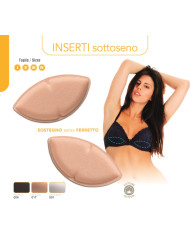 INSERTI SOTTOSENO MARBET PUSH UP MIS 4 COL NUDO