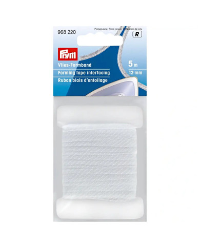 NASTRO PER BORDI NON TESSUTO 12MM BIANCO 5 M.