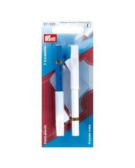 MATITE GESSO PER SARTI + SPAZZOLINO BIANCO/BLU 2PZ