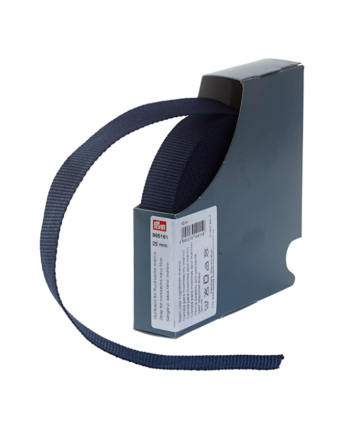 CINGHIA PER ZAINI 25 MM BLU NAVY