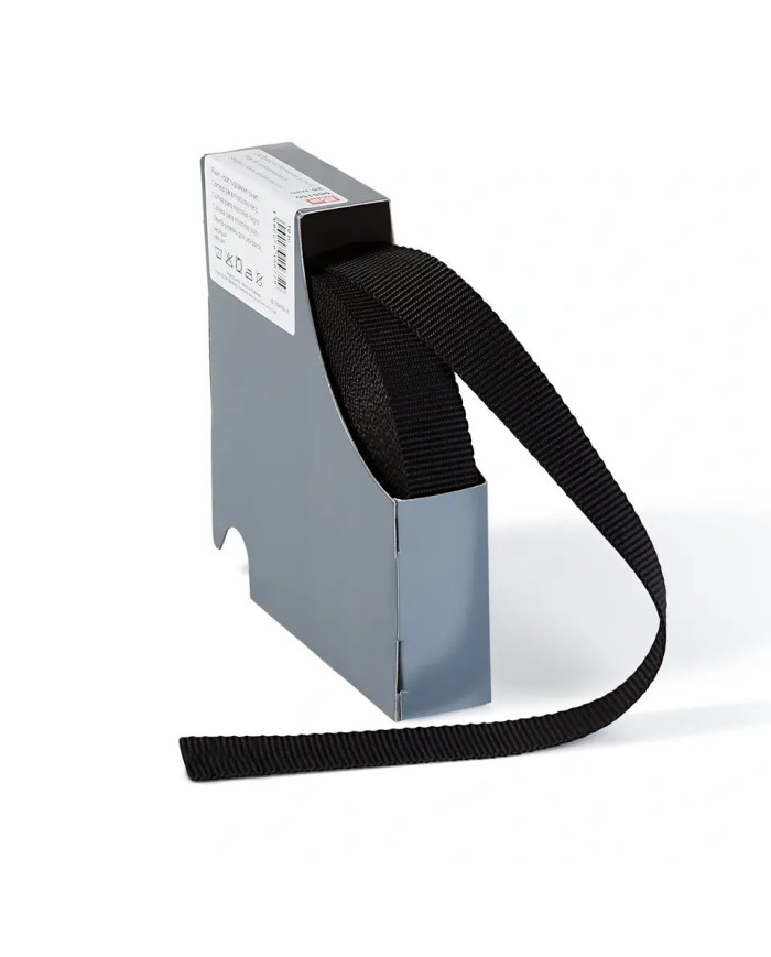 CINGHIA PER ZAINI 25 MM NERO