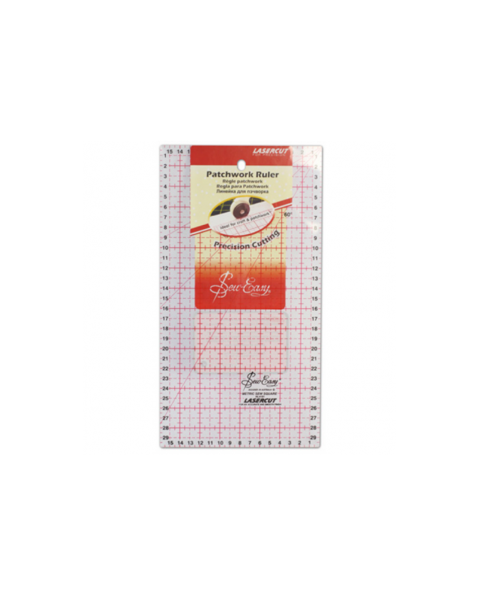 REGOLO UNIVERSALE PER IL PATCHWORK 30 X 16 CM
